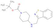 1-Piperidinecarboxylic acid, 4-(1,2-benzisothiazol-3-ylmethylamino)-, 1,1-dimethylethyl ester