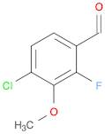 Benzaldehyde, 4-chloro-2-fluoro-3-methoxy-