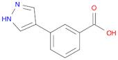 Benzoic acid, 3-(1H-pyrazol-4-yl)-