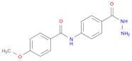 Benzoic acid, 4-[(4-methoxybenzoyl)amino]-, hydrazide