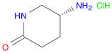 2-Piperidinone, 5-amino-, hydrochloride (1:1), (5R)-