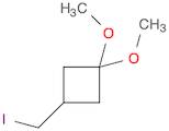 Cyclobutane, 3-(iodomethyl)-1,1-dimethoxy-