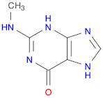 6H-Purin-6-one, 1,9-dihydro-2-(methylamino)-