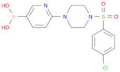 Boronic acid, B-[6-[4-[(4-chlorophenyl)sulfonyl]-1-piperazinyl]-3-pyridinyl]-