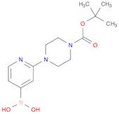 1-Piperazinecarboxylic acid, 4-(4-borono-2-pyridinyl)-, 1-(1,1-dimethylethyl) ester