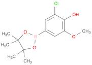 Phenol, 2-chloro-6-methoxy-4-(4,4,5,5-tetramethyl-1,3,2-dioxaborolan-2-yl)-