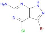 1H-Pyrazolo[3,4-d]pyrimidin-6-amine, 3-bromo-4-chloro-