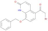 2(1H)-Quinolinone, 5-(2-bromoacetyl)-8-(phenylmethoxy)-