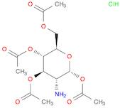 α-D-Glucopyranose, 2-amino-2-deoxy-, 1,3,4,6-tetraacetate, hydrochloride (1:1)