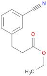 Benzenepropanoic acid, 3-cyano-, ethyl ester