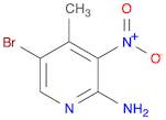 2-Pyridinamine, 5-bromo-4-methyl-3-nitro-