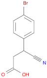 Benzenepropanoic acid, 4-bromo-β-cyano-