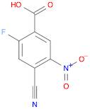 Benzoic acid, 4-cyano-2-fluoro-5-nitro-