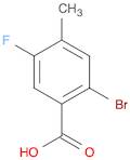 Benzoic acid, 2-bromo-5-fluoro-4-methyl-