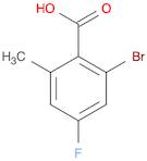 Benzoic acid, 2-bromo-4-fluoro-6-methyl-