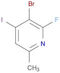 Pyridine, 3-bromo-2-fluoro-4-iodo-6-methyl-