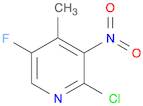 Pyridine, 2-chloro-5-fluoro-4-methyl-3-nitro-