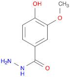 Benzoic acid, 4-hydroxy-3-methoxy-, hydrazide