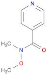 4-Pyridinecarboxamide, N-methoxy-N-methyl-