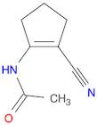 Acetamide, N-(2-cyano-1-cyclopenten-1-yl)-