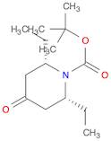 1-Piperidinecarboxylic acid, 2,6-diethyl-4-oxo-, 1,1-dimethylethyl ester, (2R,6S)-rel-