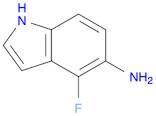 1H-Indol-5-amine, 4-fluoro-