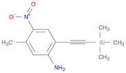 Benzenamine, 5-methyl-4-nitro-2-[2-(trimethylsilyl)ethynyl]-