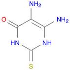 4(1H)-Pyrimidinone, 5,6-diamino-2,3-dihydro-2-thioxo-