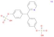 Phenol, 4,4'-(2-pyridinylmethylene)bis-, 1,1'-bis(hydrogen sulfate), sodium salt (1:2)