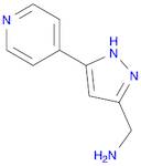 1H-Pyrazole-3-methanamine, 5-(4-pyridinyl)-