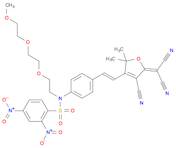 Benzenesulfonamide, N-[4-[(1E)-2-[4-cyano-5-(dicyanomethylene)-2,5-dihydro-2,2-dimethyl-3-furanyl]ethenyl]phenyl]-N-[2-[2-(2-methoxyethoxy)ethoxy]ethyl]-2,4-dinitro-