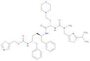 2,7,10,12-Tetraazatridecanoic acid, 12-methyl-13-[2-(1-methylethyl)-4-thiazolyl]-9-[2-(4-morpholinyl)ethyl]-8,11-dioxo-3,6-bis(phenylmethyl)-, 5-thiazolylmethyl ester, (3R,6R,9S)-