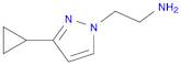 1H-Pyrazole-1-ethanamine, 3-cyclopropyl-