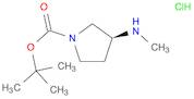 1-Pyrrolidinecarboxylic acid, 3-(methylamino)-, 1,1-dimethylethyl ester, hydrochloride (1:1), (3S)-