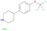 Piperidine, 4-[4-(trifluoromethoxy)phenyl]-, hydrochloride (1:1)