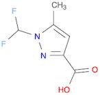 1H-Pyrazole-3-carboxylic acid, 1-(difluoromethyl)-5-methyl-