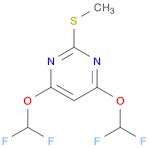 Pyrimidine, 4,6-bis(difluoromethoxy)-2-(methylthio)-