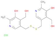 4-Pyridinemethanol, 3,3'-[dithiobis(methylene)]bis[5-hydroxy-6-methyl-, hydrochloride (1:2)