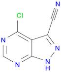 1H-Pyrazolo[3,4-d]pyriMidine-3-carbonitrile, 4-chloro-