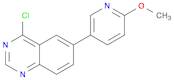 Quinazoline, 4-chloro-6-(6-methoxy-3-pyridinyl)-