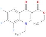 3-Quinolinecarboxylic acid, 1-ethyl-6,7,8-trifluoro-1,4-dihydro-4-oxo-, ethyl ester