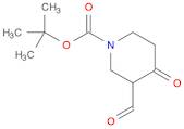 1-Piperidinecarboxylic acid, 3-formyl-4-oxo-, 1,1-dimethylethyl ester