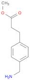 Benzenepropanoic acid, 4-(aminomethyl)-, methyl ester
