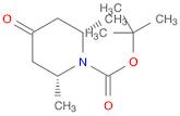 1-Piperidinecarboxylic acid, 2,6-dimethyl-4-oxo-, 1,1-dimethylethyl ester, (2R,6S)-rel-
