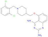 2,4-Quinazolinediamine, 5-[[1-[(2,6-dichlorophenyl)methyl]-4-piperidinyl]methoxy]-