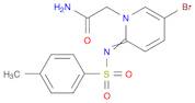 1(2H)-Pyridineacetamide, 5-bromo-2-[[(4-methylphenyl)sulfonyl]imino]-