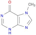 6H-Purin-6-one, 1,7-dihydro-7-methyl-