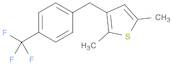 Thiophene, 2,5-diMethyl-3-[[4-(trifluoroMethyl)phenyl]Methyl]-