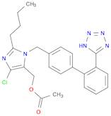 1H-Imidazole-5-methanol, 2-butyl-4-chloro-1-[[2'-(2H-tetrazol-5-yl)[1,1'-biphenyl]-4-yl]methyl]-, 5-acetate