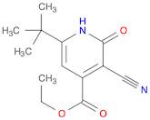 4-Pyridinecarboxylic acid, 3-cyano-6-(1,1-dimethylethyl)-1,2-dihydro-2-oxo-, ethyl ester